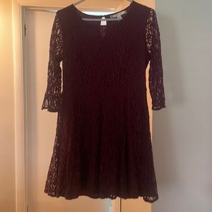 Purple Lauren Conrad Lace Dress